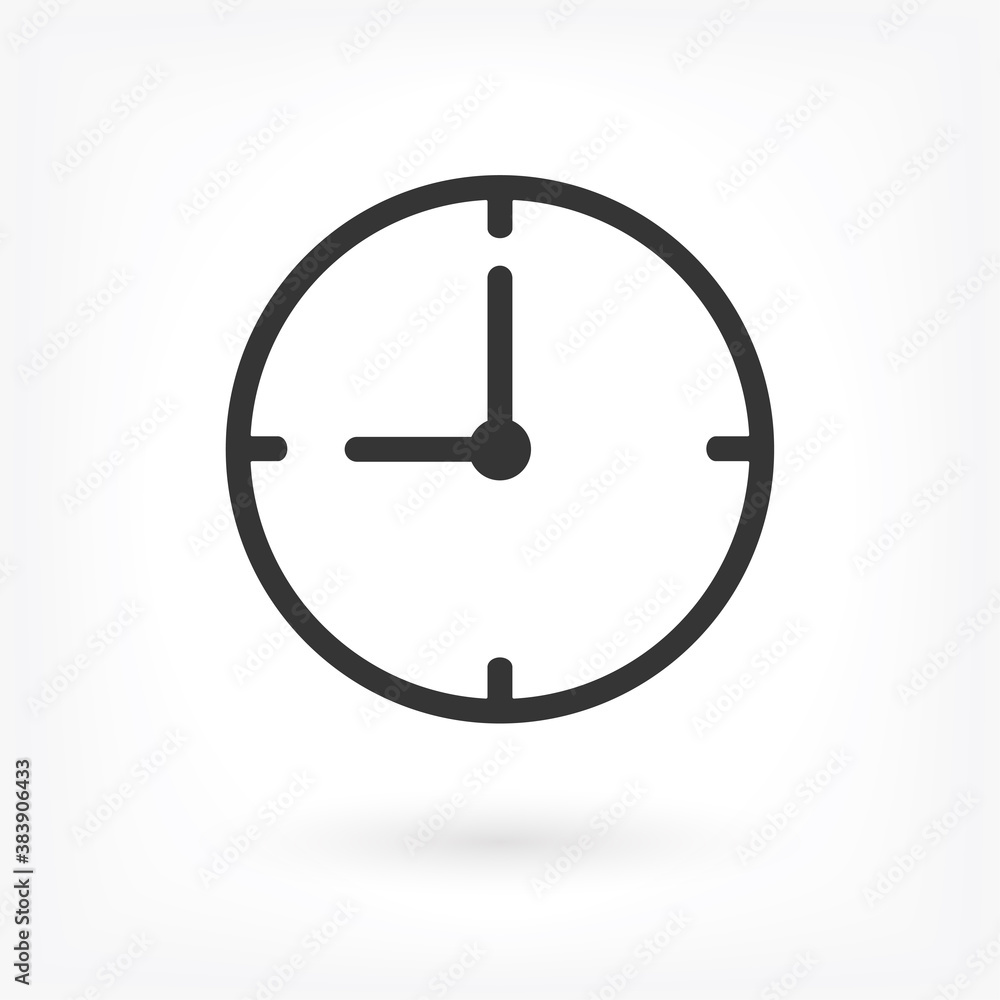 Clock Vector icon . Lorem Ipsum Illustration design Clock Vector icon . Lorem Ipsum Illustration design