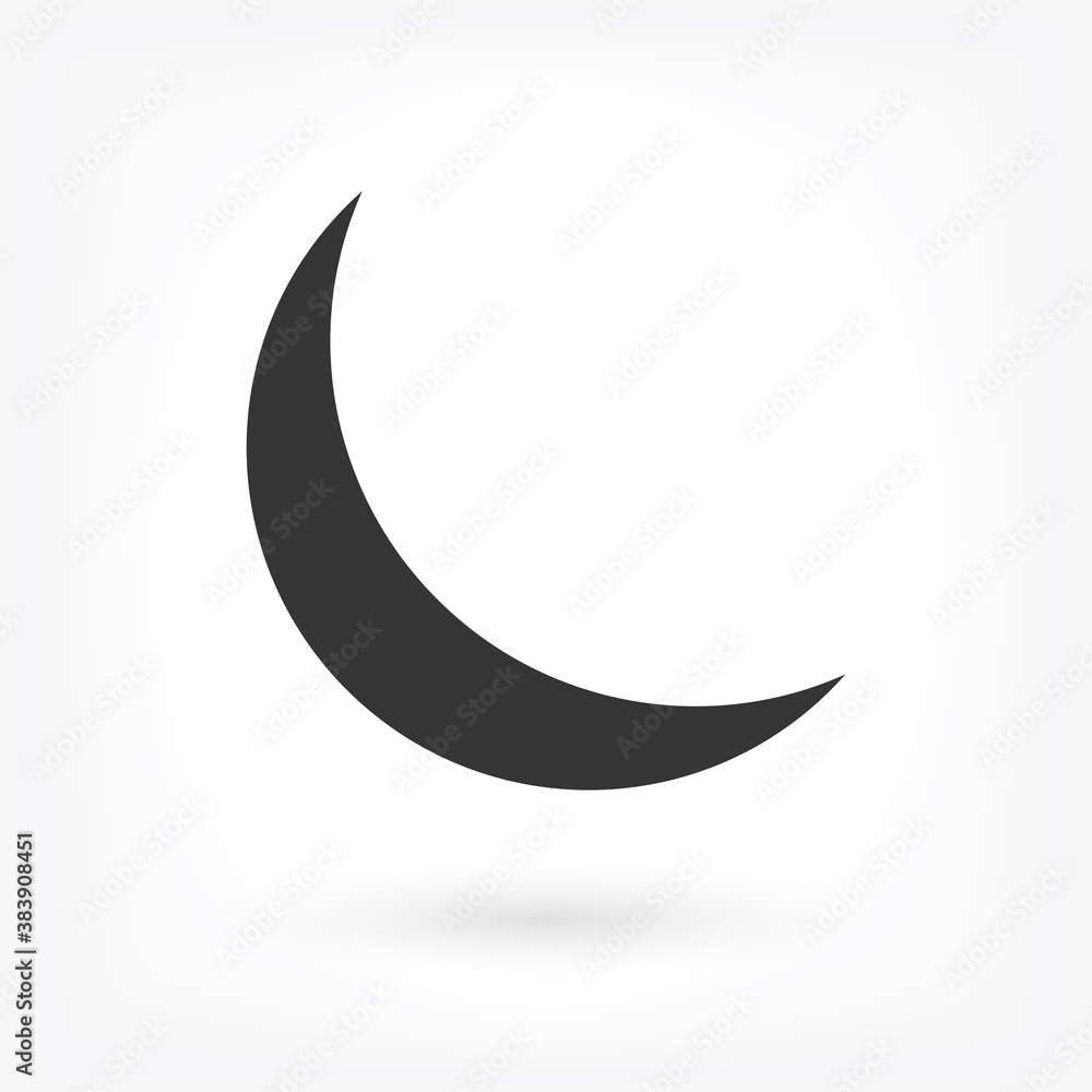 Moon Vector icon . Lorem Ipsum Illustration design Moon Vector icon . Lorem Ipsum Illustration design