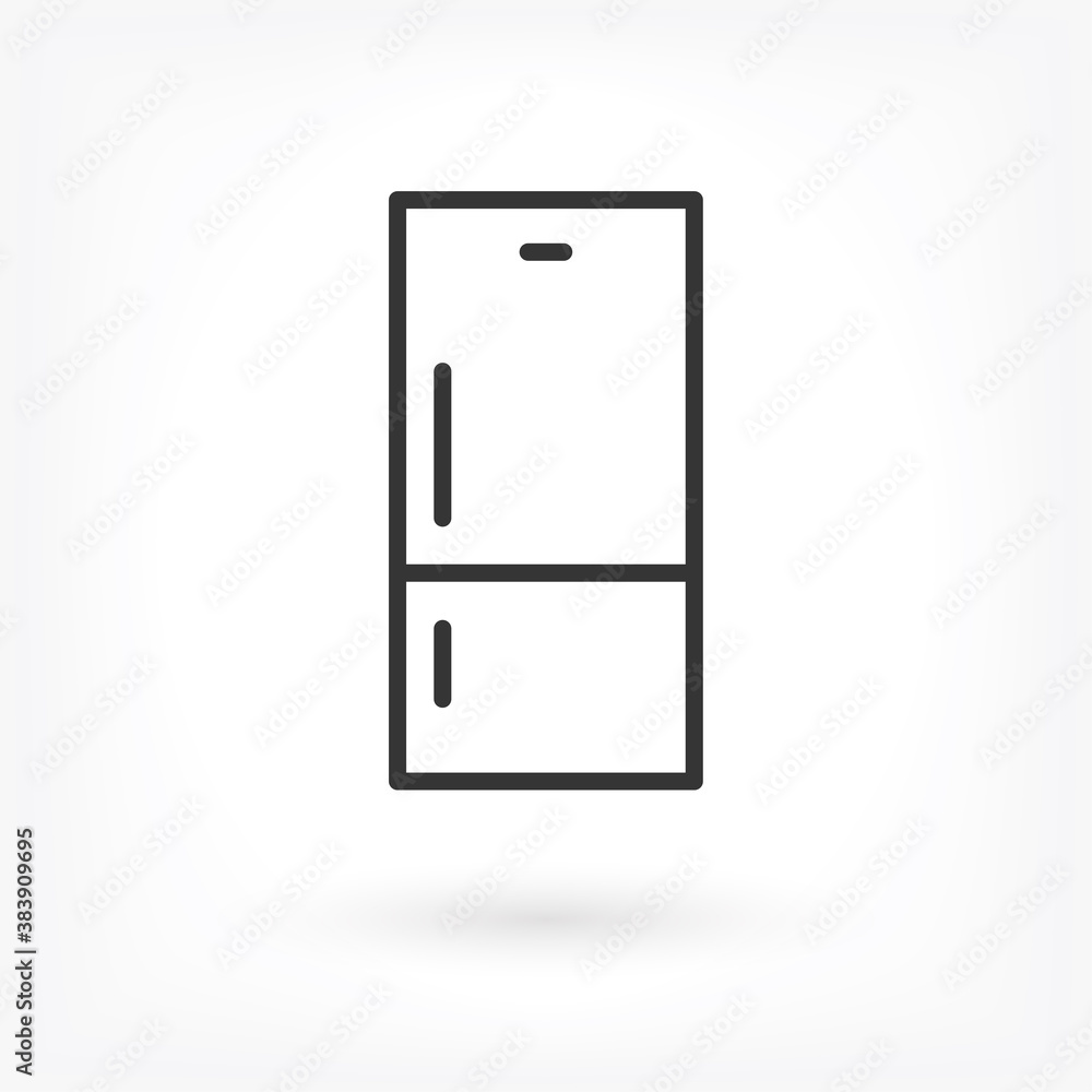 Refrigerator icon . Lorem Ipsum Illustration design Refrigerator icon . Lorem Ipsum Illustration design