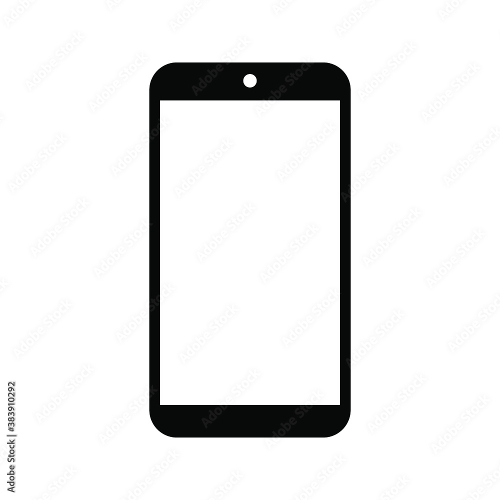 Smartphone icon,smartphone icon art. Elegant thin line style design. on white background Smartphone icon,smartphone icon art. Elegant thin line style design. on white background