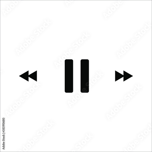 Free Download Music media player button smartphone modern simple vector icon on white background - GFXLoad