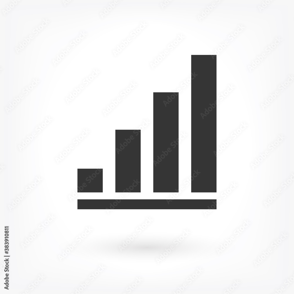 Graph icon - Vector . Lorem Ipsum Illustration design