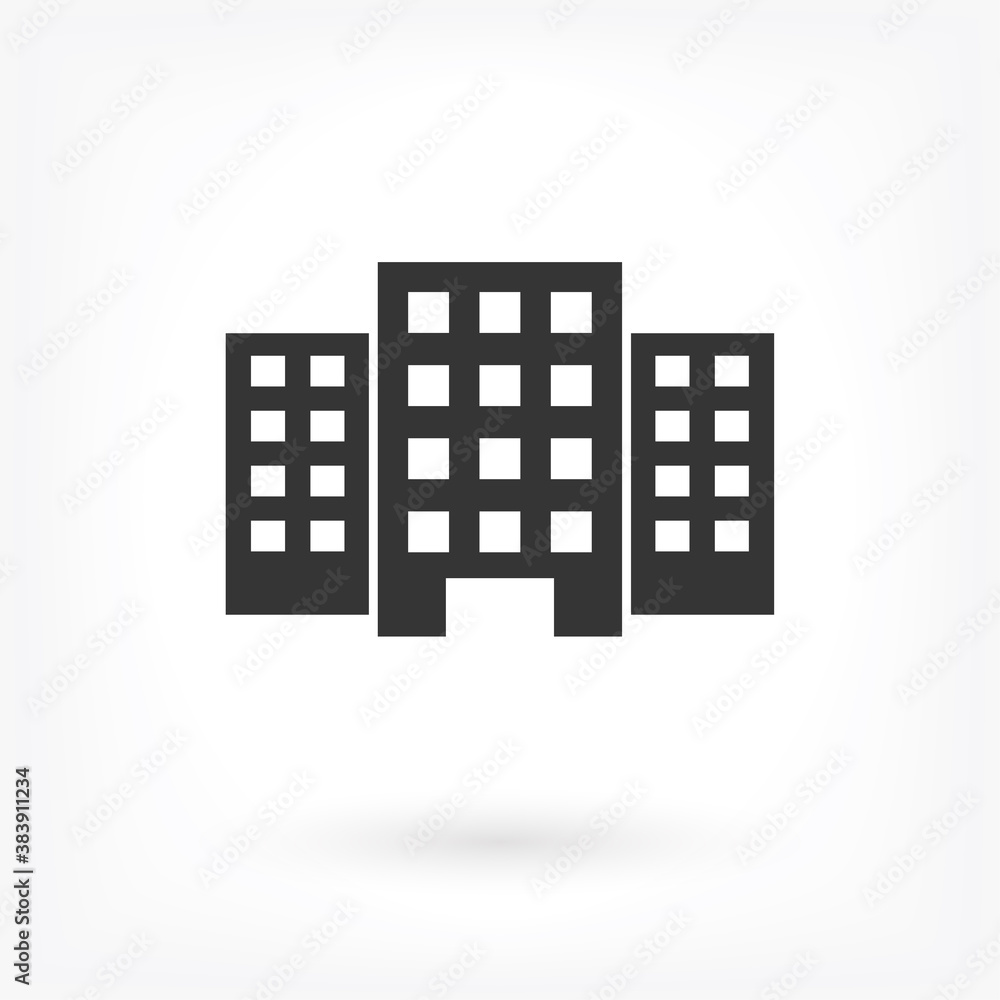 Vector building Icon . Lorem Ipsum Illustration design Vector building Icon . Lorem Ipsum Illustration design