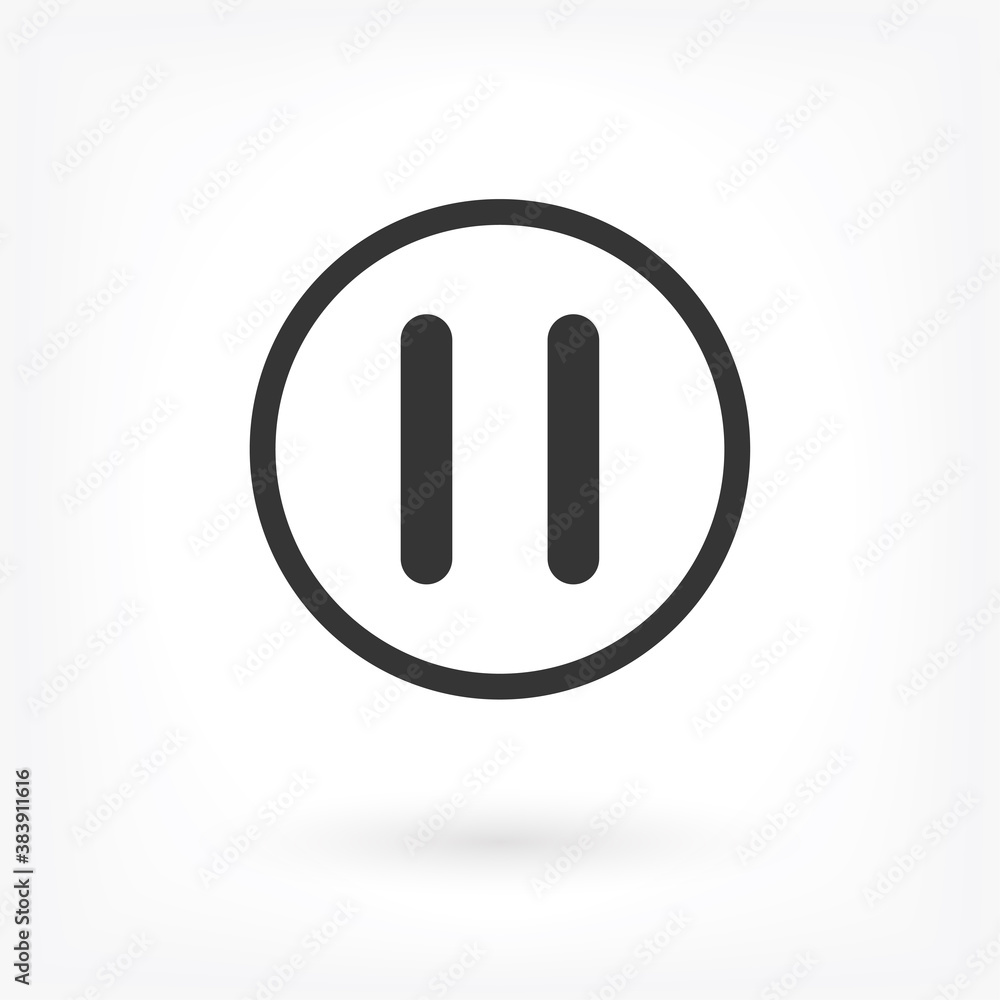 pause vector icon . Lorem Ipsum Illustration design pause vector icon . Lorem Ipsum Illustration design