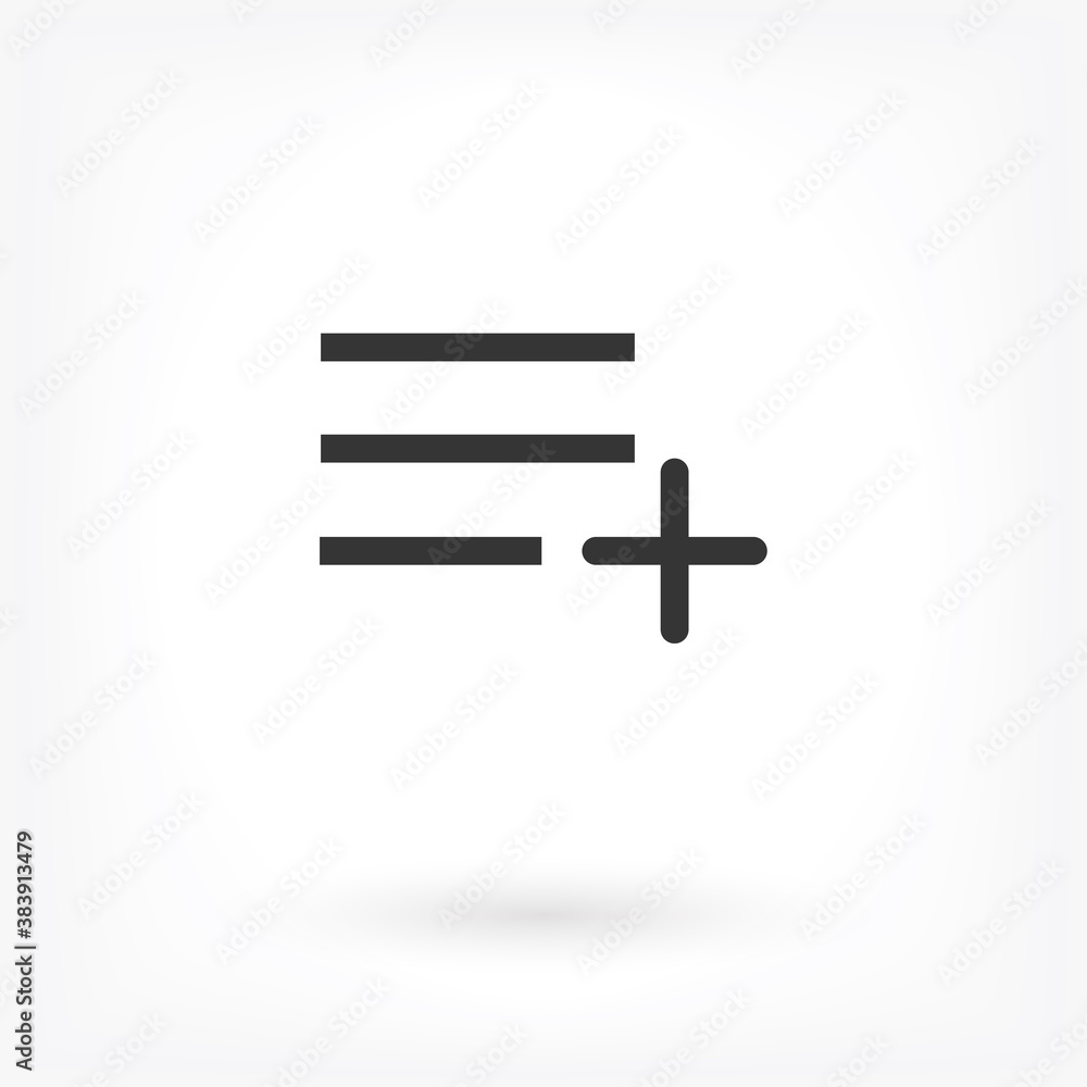 Obraz premium menu icon vector . Lorem Ipsum Illustration design