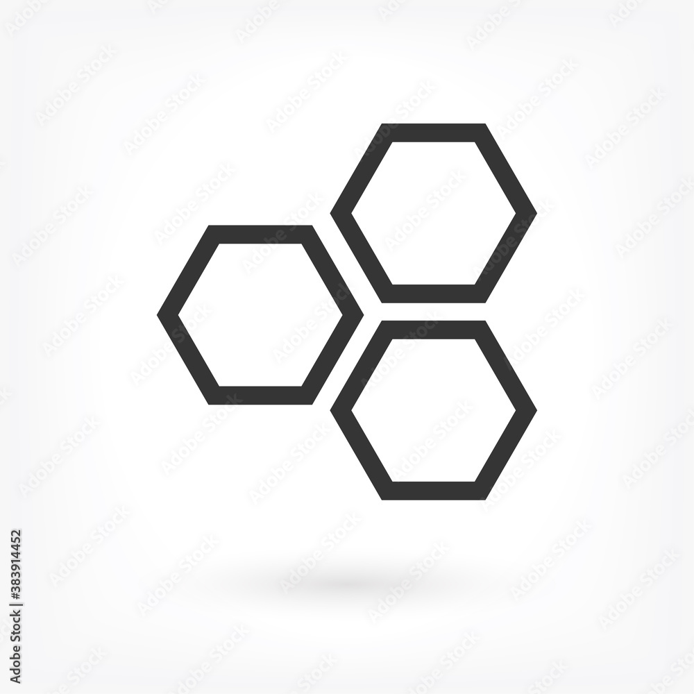 honeycomb icon vector . Lorem Ipsum Illustration design honeycomb icon vector . Lorem Ipsum Illustration design