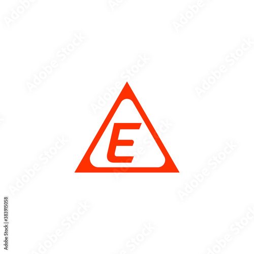 Alphabetic Letter logo E.