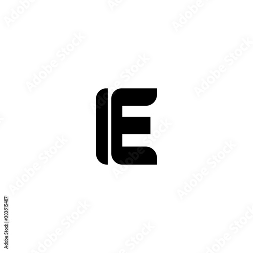 Alphabetic Letter logo E.