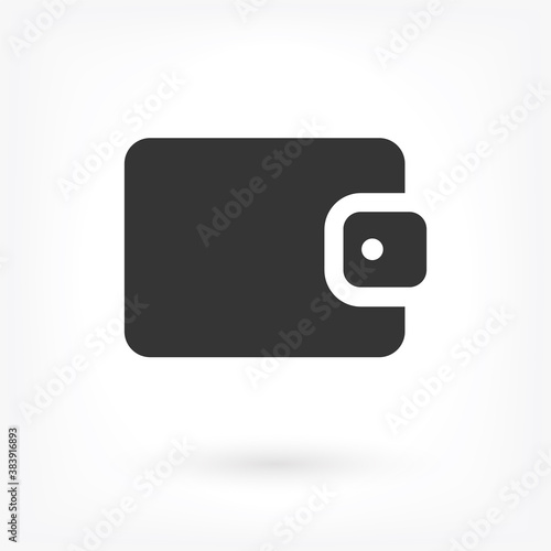 Vector icon purse 10 EPS . Lorem Ipsum Illustration design