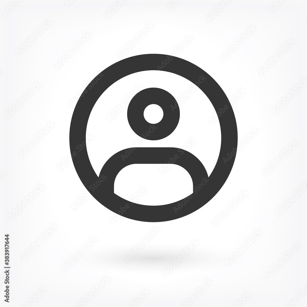 Fototapeta premium Vector icon man 10 EPS . Lorem Ipsum Illustration design