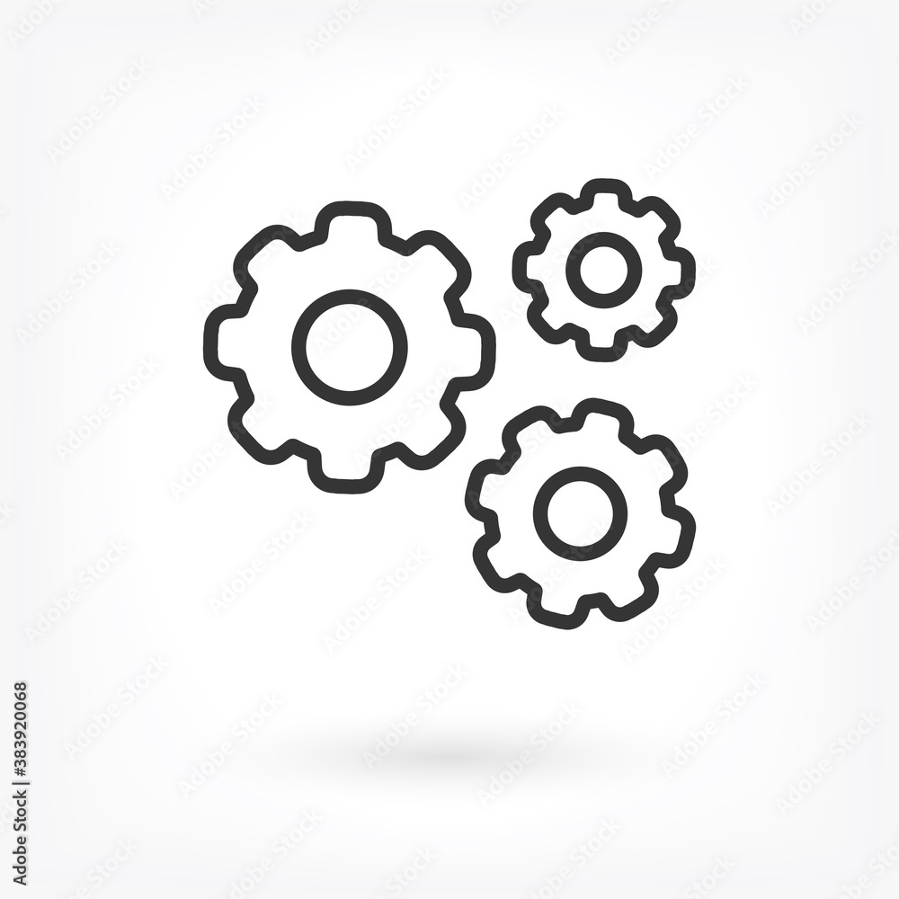 vector icon cogwheel . Lorem Ipsum Illustration design vector icon cogwheel . Lorem Ipsum Illustration design