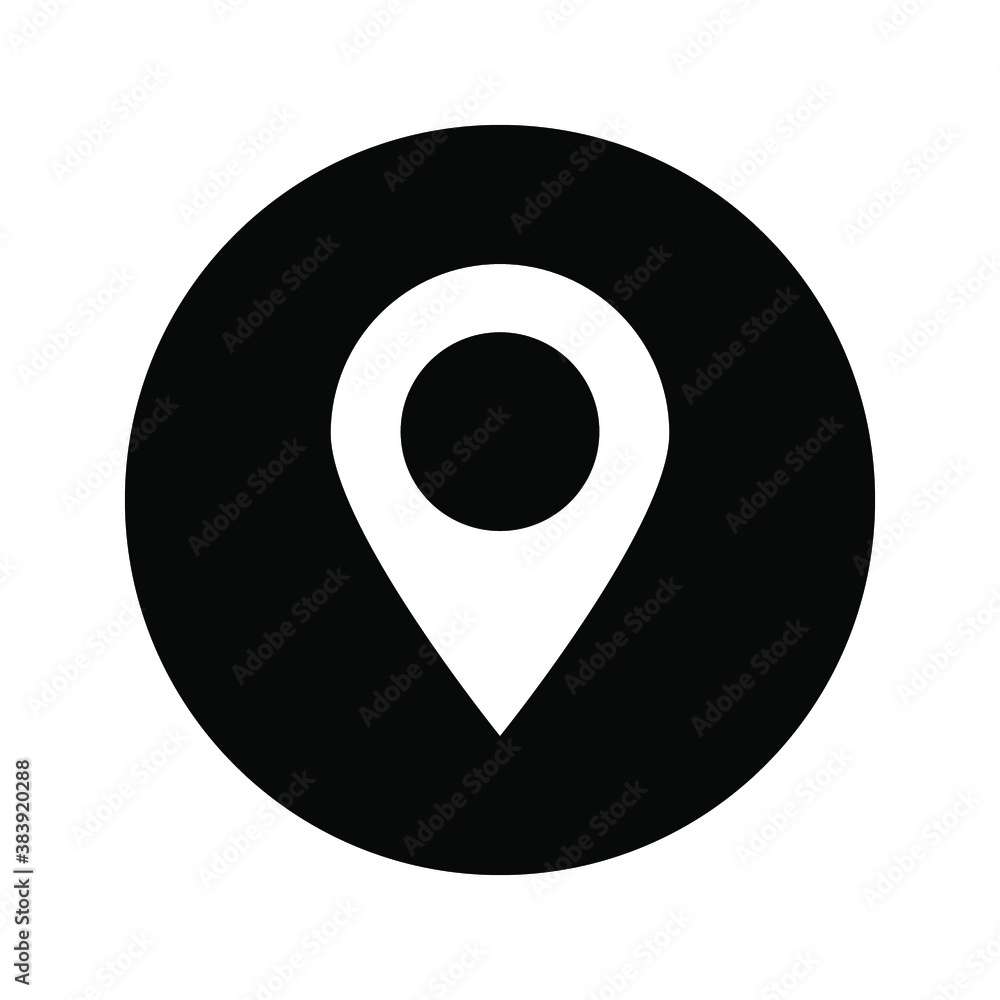 Location icon vector in trendy design style. eps 10 Location icon vector in trendy design style. eps 10
