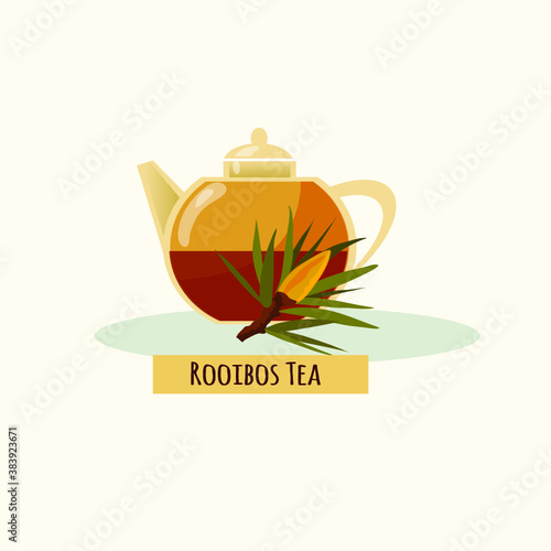 Rooibos tea isolated icon