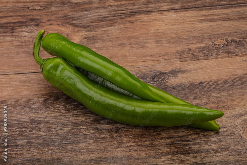 Ripe tasty spicy green pepper Ripe tasty spicy green pepper