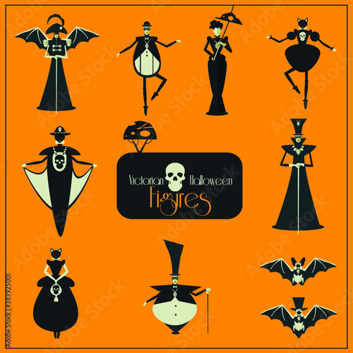 Set of icons for halloween