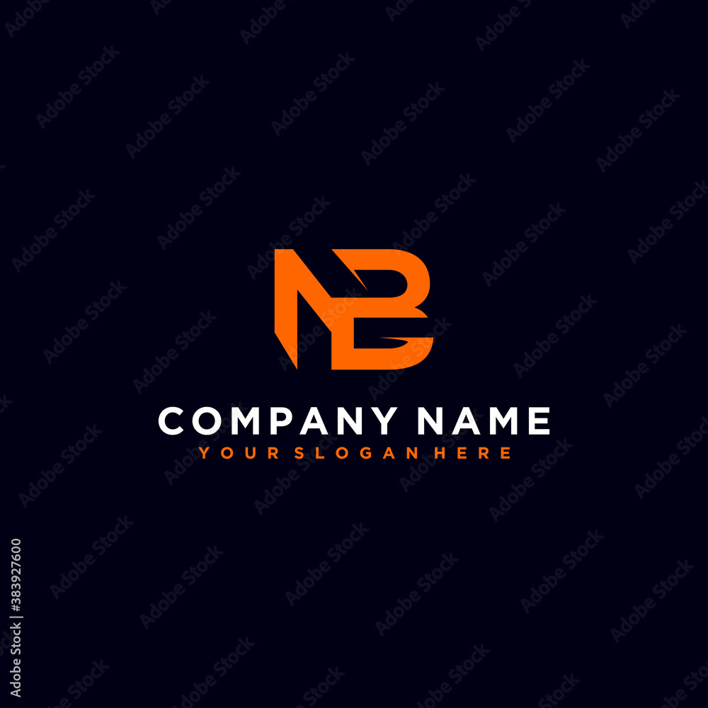 NB initials logo on business NB initials logo on business