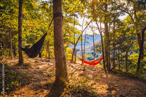 Hikers Hammock in Autumn