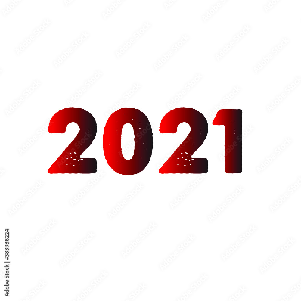ILLUSTRATOR NUMBER LOGO, 2020&2021, 2021 NEW ILLUSTRATOR LOGO.