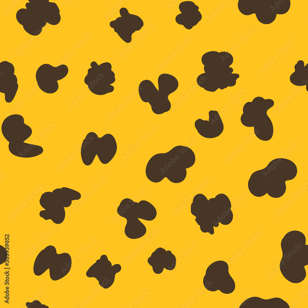 Fototapeta premium Animal print vector seamless pattern. Hand drawn exotic nature texture background.
