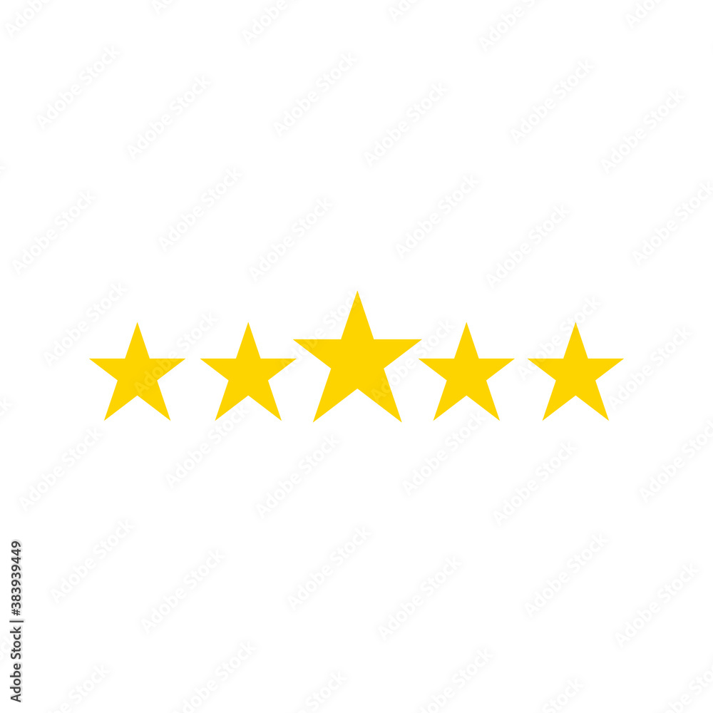 Stars rating icon set. Set of Gold star icons isolated on a blank background. eps 10 Stars rating icon set. Set of Gold star icons isolated on a blank background. eps 10