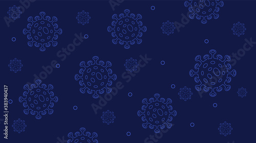 Vector. The 2019-nCoV coronavirus pattern. Corona virus in Wuhan, China, global spread and corona virus stop concept. The spread of influenza and lung disease around the world.