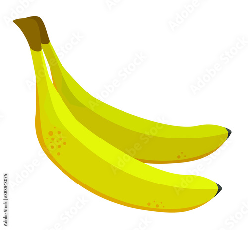 bananas isolated on white background