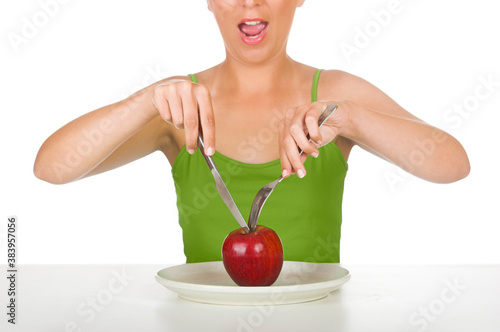 Apple hungry photo