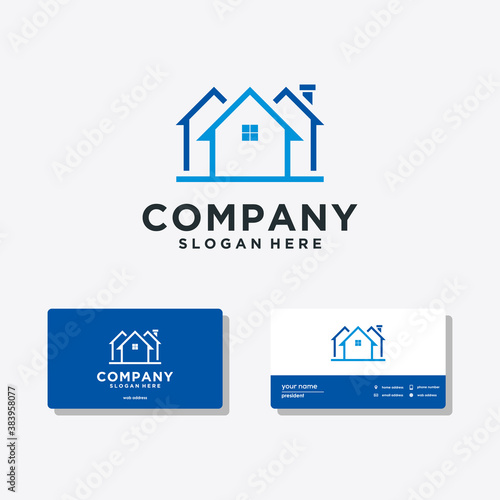 home logo and business card designs