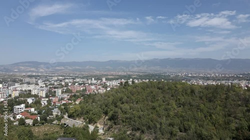 Wallpaper Mural Macedonia, Skopje aerial view by dron Torontodigital.ca