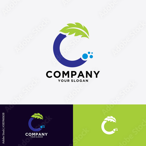initials C logo for company