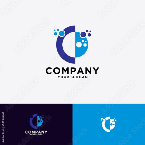 initials C logo for company