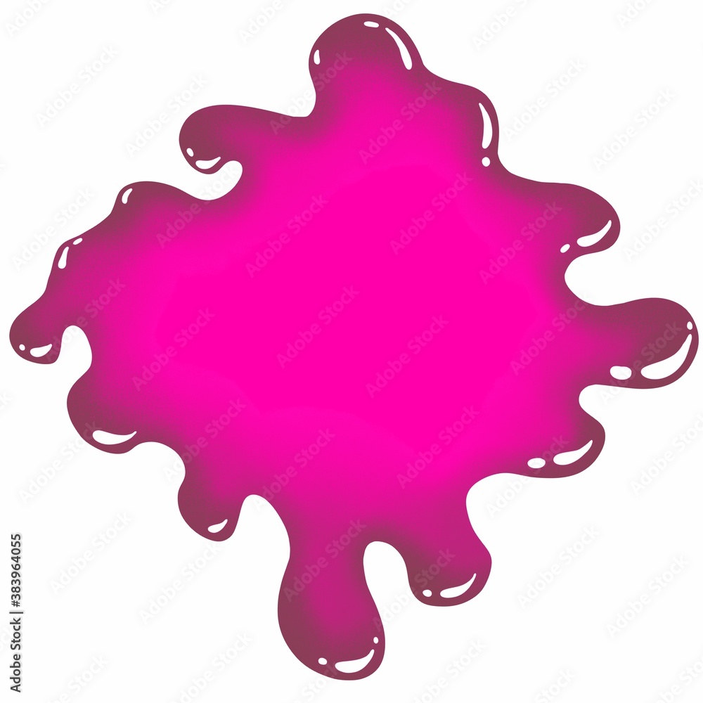 Colored liquid spot. Ink frame. Drops of paint. Colored liquid spot. Ink frame. Drops of paint.