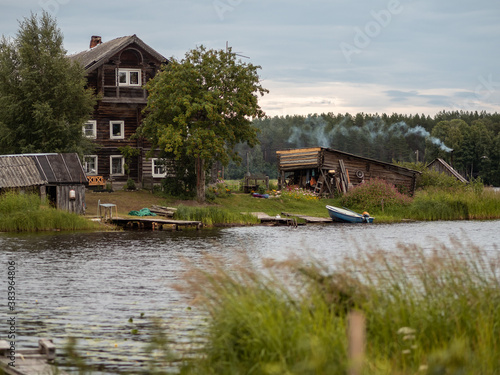 Syargilakhta village in Karelia Republic, Russia