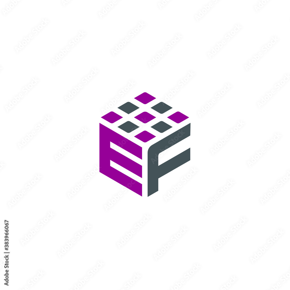 EF Letter Event management Company Logo and Icon editable Creative favicon for website vector de Stock | Adobe Stock