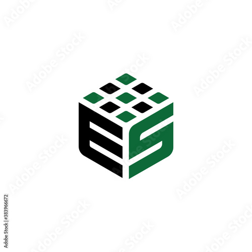 ES Letter Event management Company Logo and Icon editable Vector Creative favicon for website