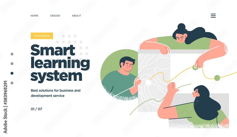 Online education modern flat design isometric concept. Landing page template. Vector illustration for web and graphic design. Online education modern flat design isometric concept. Landing page template. Vector illustration for web and graphic design.