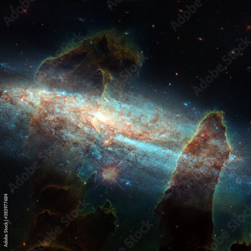 Fototapeta Naklejka Na Ścianę i Meble -  Outer space. Elements of this image furnished by NASA