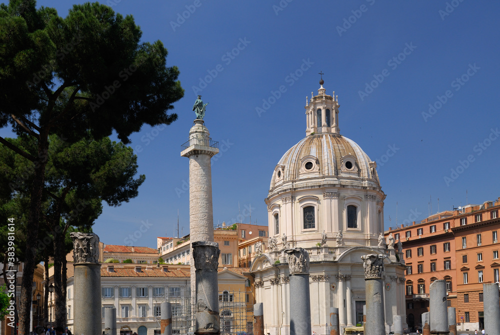 Forum of Trajan with Basilica Ulpia and Column of Trajan