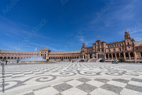 Plaza de españa en sevilla