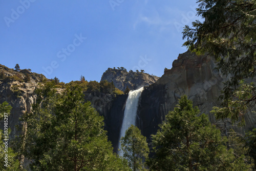 Canvas Print Bridalveil Fall, Yosemite National Park, California, USA