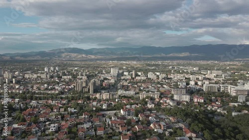 Wallpaper Mural Macedonia, Skopje aerial view by dron Torontodigital.ca