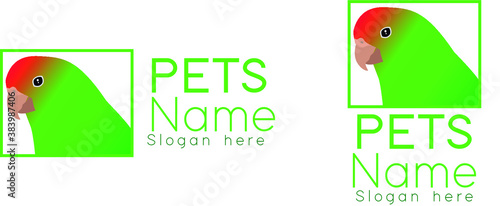 2 plantillas de logo para veterinaria de aves