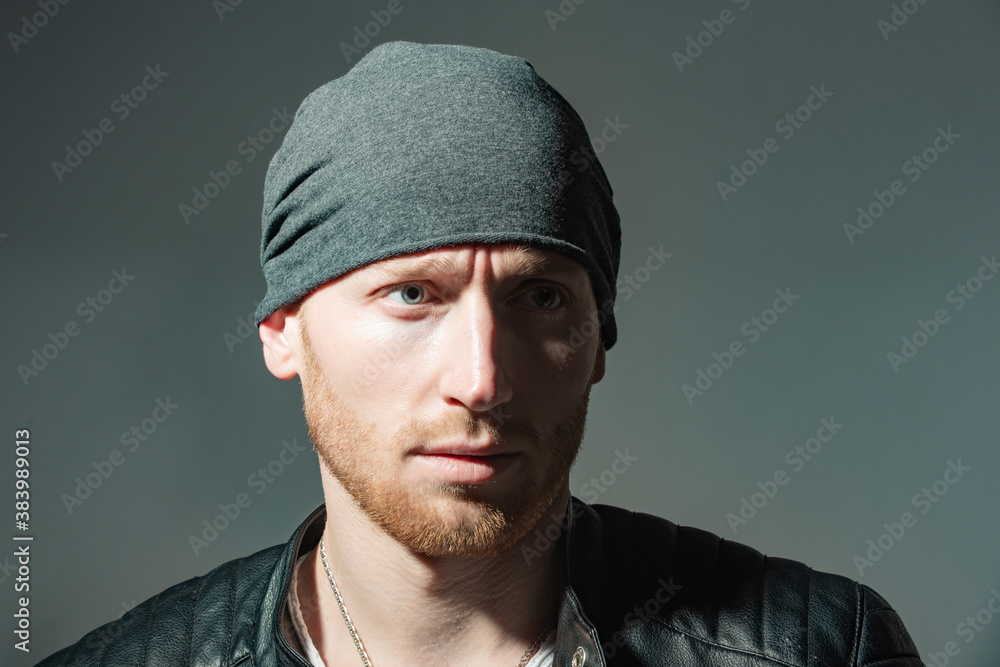 Close up portrait of young man. Handsome guy face. Close up portrait of young man. Handsome guy face.