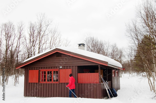 Winter Cabin photo