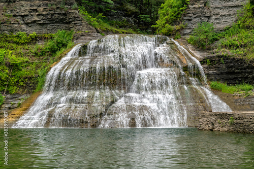 Fototapeta Naklejka Na Ścianę i Meble -  Lower Falls At Robert H Treman State Park