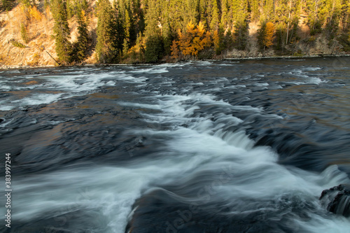 LeHardy Rapids along Yellowstone River;  Wyoming photo