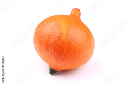 Orange pumpkin isolated on a white background. A pumpkin Harvest. Vegan food. Healthy food