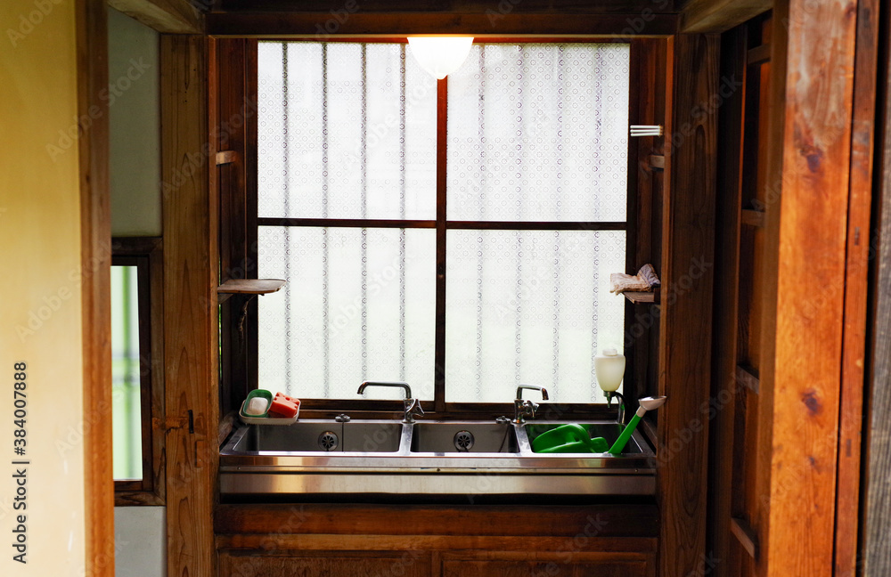 日本の古民家の洗面所stock Photo Adobe Stock