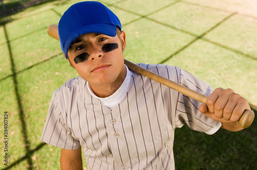 Baseball Player With Bat