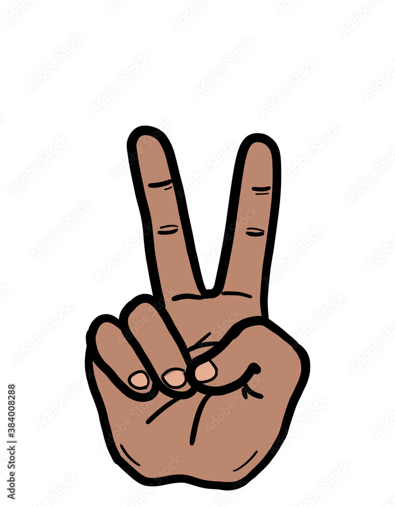 V Sign Hand Gesture V Sign Hand Gesture